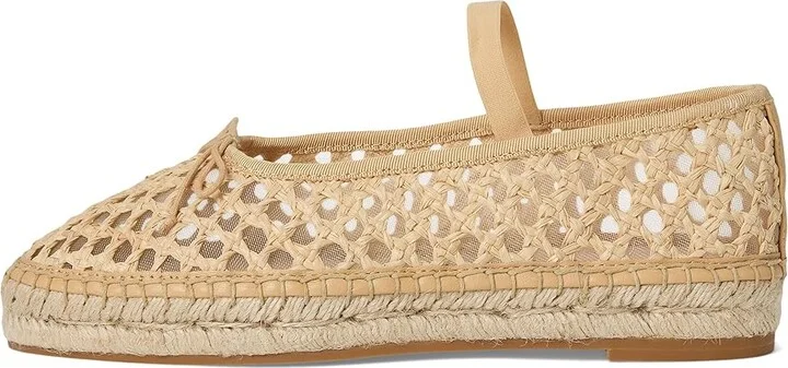 Loeffler Randall Kayla Women's Flat Shoes Natural : 12 B - Medium, Mesh/Textile - Image 6