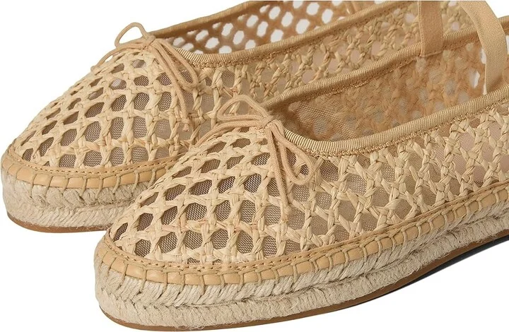 Loeffler Randall Kayla Women's Flat Shoes Natural : 12 B - Medium, Mesh/Textile - Image 7
