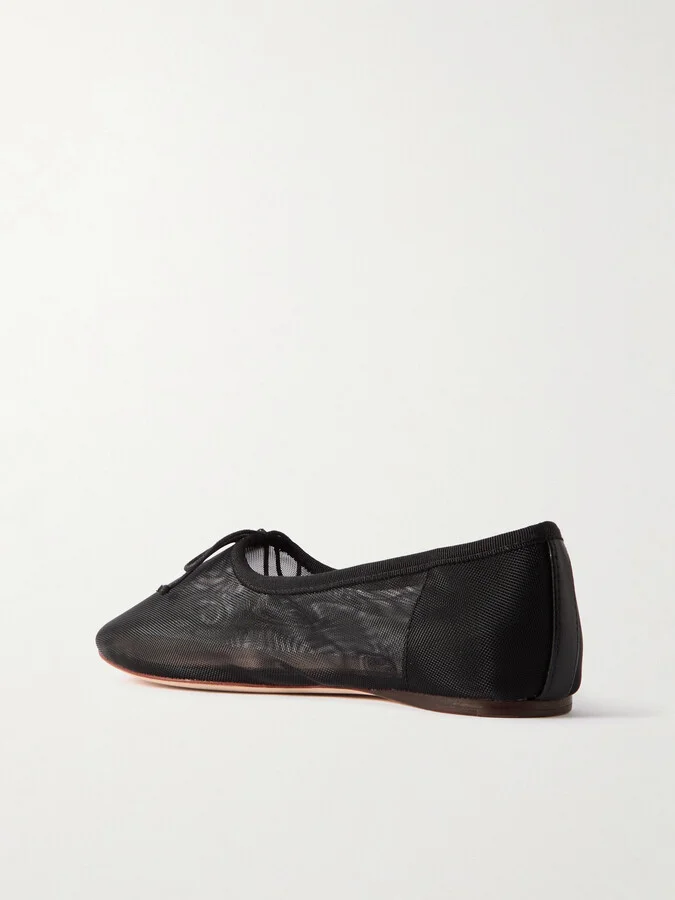Loeffler Randall - Landon Mesh Ballet Flats - Black - Image 3