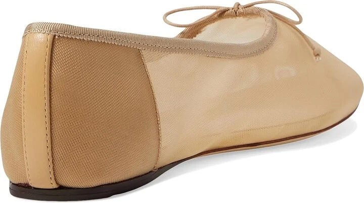 Loeffler Randall Landon Women's Flat Shoes Caramel : 9 B - Medium, Mesh/Textile - Image 4