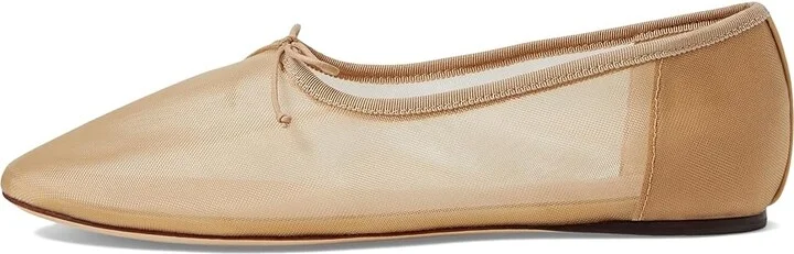 Loeffler Randall Landon Women's Flat Shoes Caramel : 9 B - Medium, Mesh/Textile - Image 5