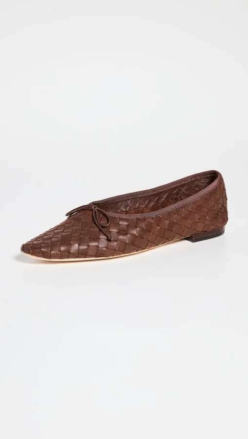 Loeffler Randall Landry Woven Leather Ballet Flats - Image 2