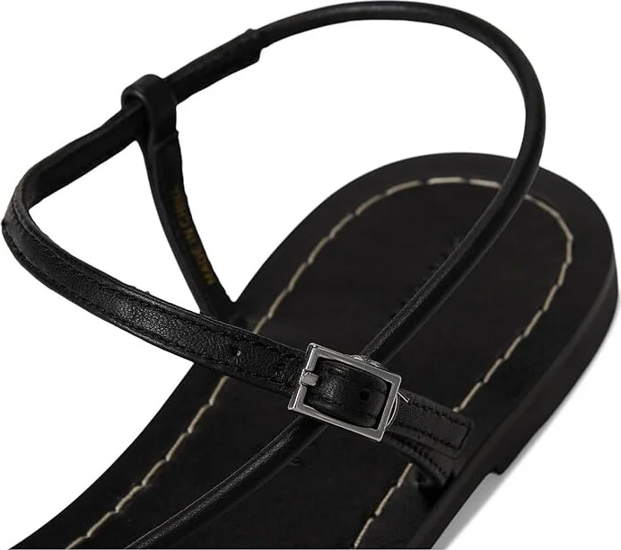 Loeffler Randall Lara Strappy Flat Sandals with Ball Women's Wedge Shoes Black : 8.5 B - Medium, Leather - Image 7