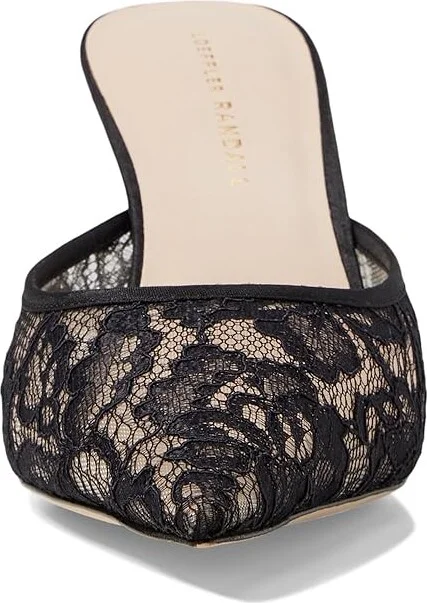 Loeffler Randall Layla Mesh Mule Women's Shoes Black : 11.5 B - Medium, Leather - Image 2