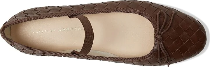 Loeffler Randall Leonie Soft Ballet Flat Women's Sandals Espresso : 11 B - Medium, Leather/Suede - Image 2