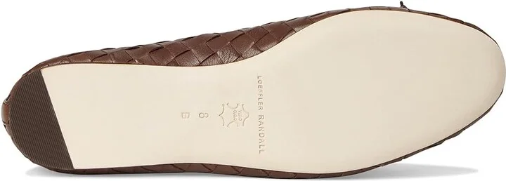 Loeffler Randall Leonie Soft Ballet Flat Women's Sandals Espresso : 11 B - Medium, Leather/Suede - Image 3