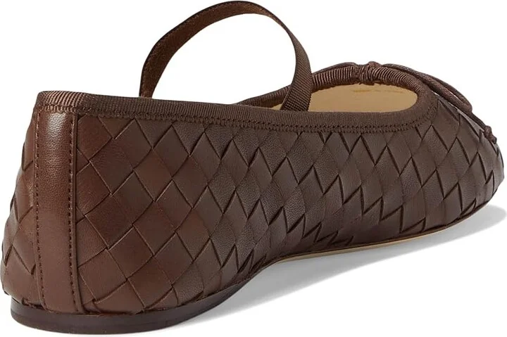 Loeffler Randall Leonie Soft Ballet Flat Women's Sandals Espresso : 11 B - Medium, Leather/Suede - Image 4
