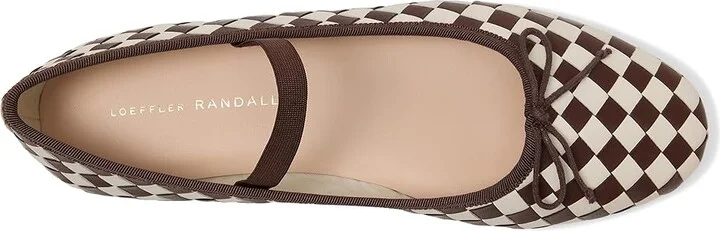 Loeffler Randall Leonie Women's Shoes Chocolate/Cream : 11 B - Medium, Leather - Image 2