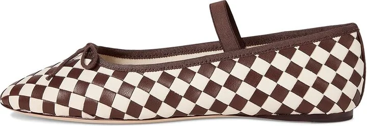 Loeffler Randall Leonie Women's Shoes Chocolate/Cream : 11 B - Medium, Leather - Image 6