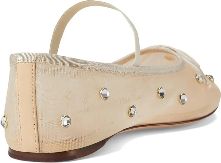 Loeffler Randall Leonie Women's Shoes Cream/Crystal : 6 B - Medium, Leather - Image 4