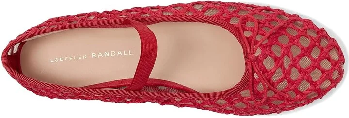 Loeffler Randall Leonie Women's Shoes Red 1 : 8.5 B - Medium, Leather - Image 2