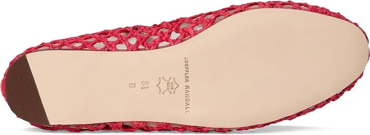 Loeffler Randall Leonie Women's Shoes Red 1 : 8.5 B - Medium, Leather - Image 3