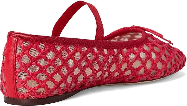 Loeffler Randall Leonie Women's Shoes Red 1 : 8.5 B - Medium, Leather - Image 4