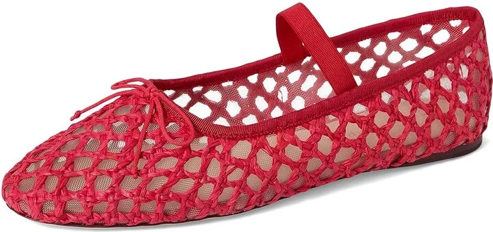 Loeffler Randall Leonie Women's Shoes Red 1 : 8.5 B - Medium, Leather - Image 5