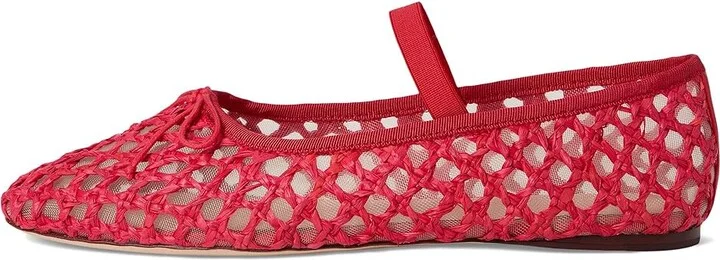 Loeffler Randall Leonie Women's Shoes Red 1 : 8.5 B - Medium, Leather - Image 6