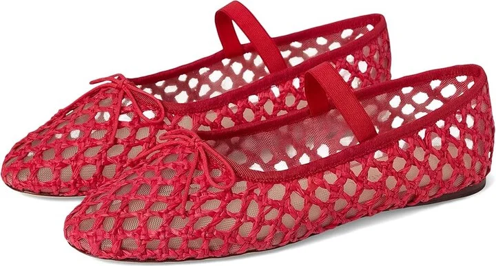 Loeffler Randall Leonie Women's Shoes Red 1 : 8.5 B - Medium, Leather