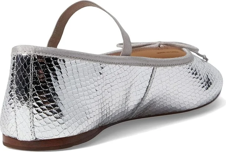 Loeffler Randall Leonie Women's Shoes Silver 1 : 10 B - Medium, Leather - Image 4