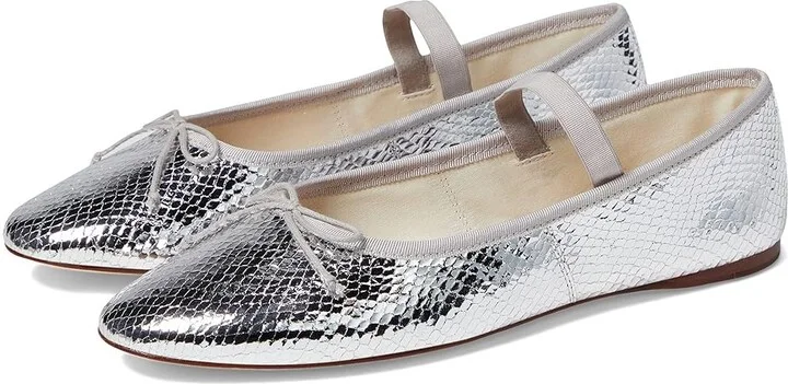 Loeffler Randall Leonie Women's Shoes Silver 1 : 10 B - Medium, Leather
