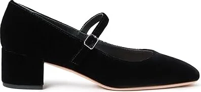 Loeffler Randall Lyra Mary Jane Pump High Women's Heels Black : 9.5 B - Medium, Leather - Image 4