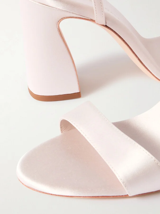 Loeffler Randall - Malia Satin Sandals - Cream - Image 4