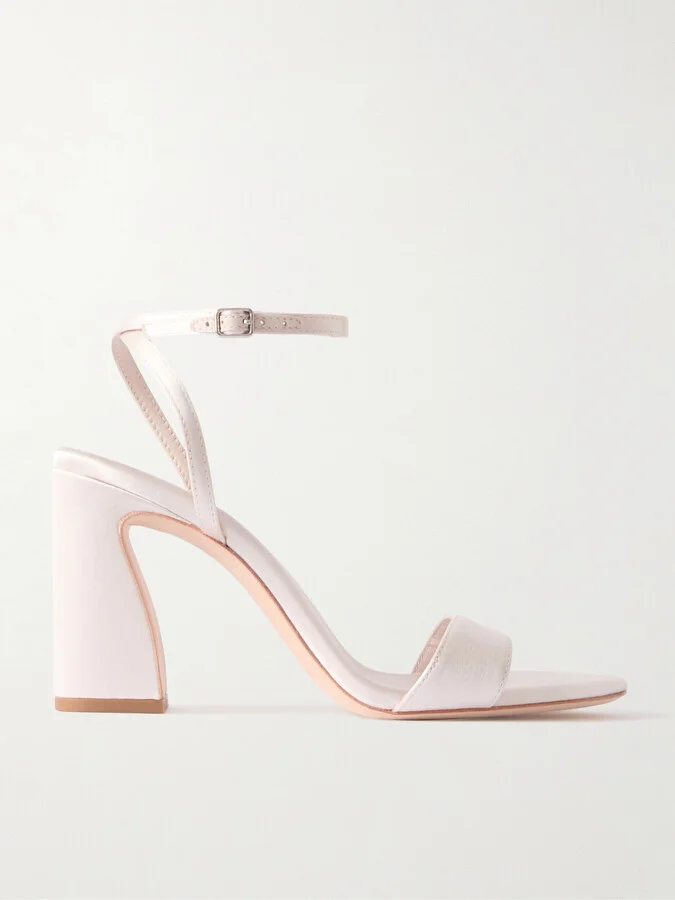 Loeffler Randall - Malia Satin Sandals - Cream