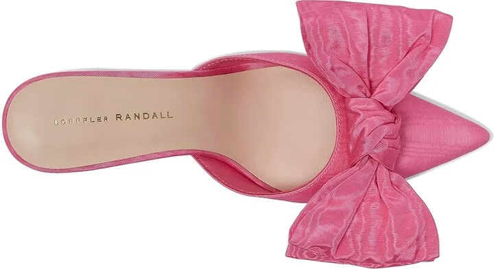 Loeffler Randall Margot Bow Mule Women's Shoes Rose : 8 B - Medium, Leather - Image 2