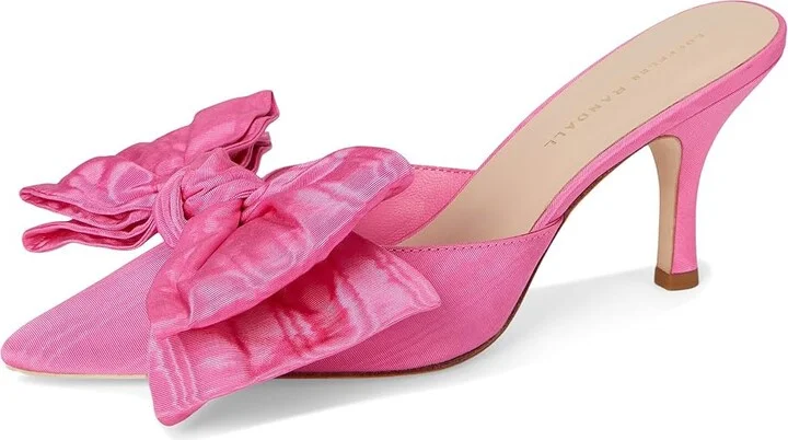 Loeffler Randall Margot Bow Mule Women's Shoes Rose : 8 B - Medium, Leather - Image 5