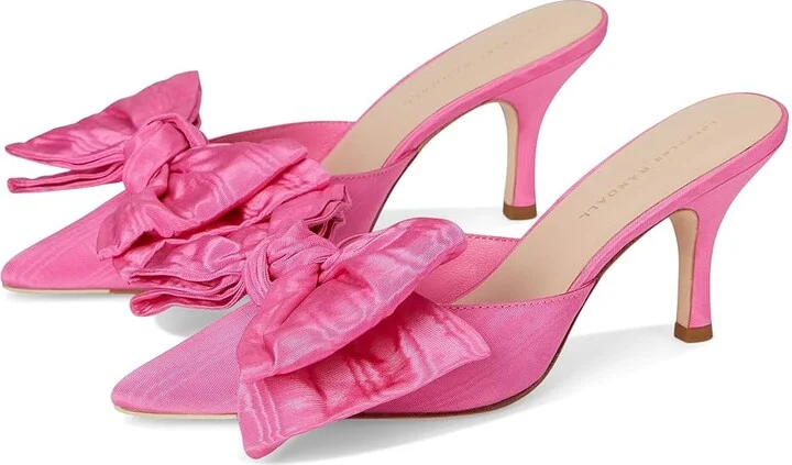 Loeffler Randall Margot Bow Mule Women's Shoes Rose : 8 B - Medium, Leather
