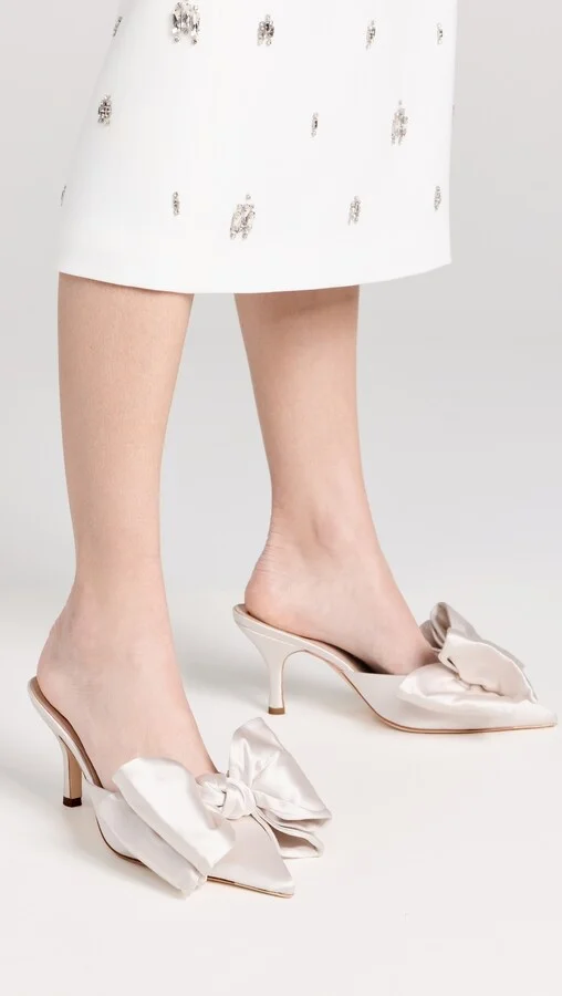 Loeffler Randall Margot Bow Mules - Image 4
