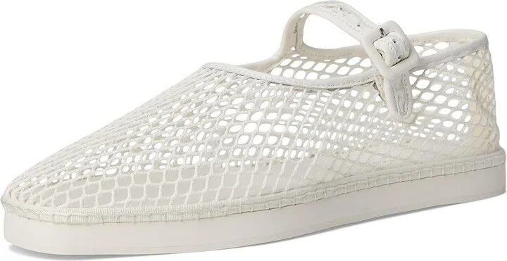 Loeffler Randall Maryjane Sneaker Women's Shoes White : 11.5 B - Medium, Mesh - Image 5