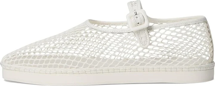 Loeffler Randall Maryjane Sneaker Women's Shoes White : 11.5 B - Medium, Mesh - Image 6