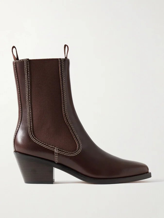 Loeffler Randall - Nat Leather Ankle Boots - Brown