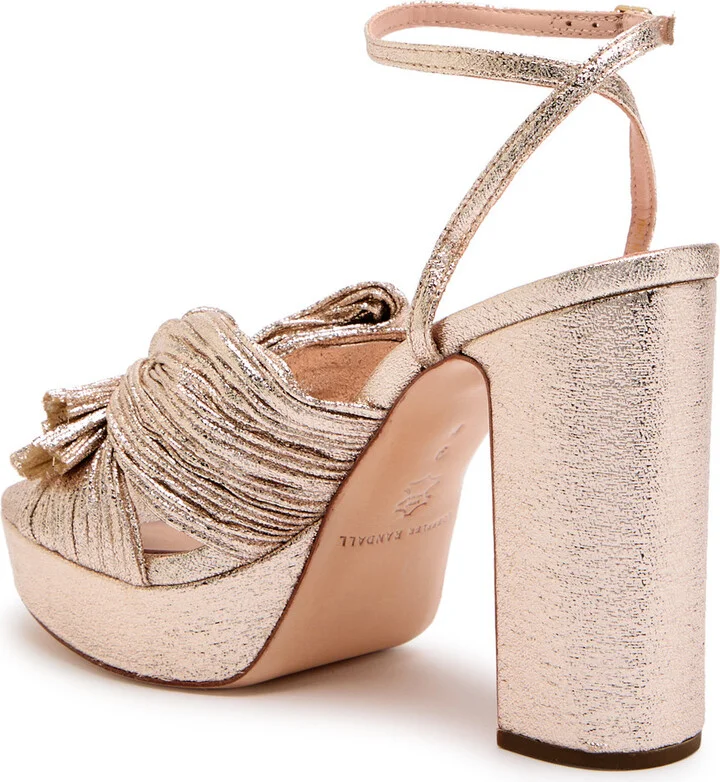 Loeffler Randall Natalia Metallic Sandals - Image 2