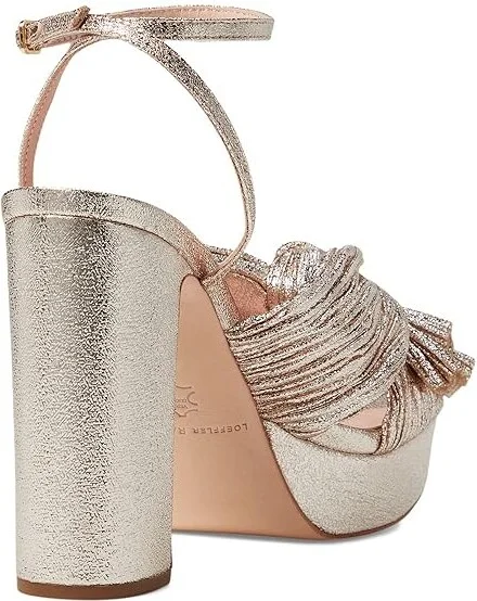 Loeffler Randall Natalia Women's Shoes Champagne : 11 B - Medium, Textile - Image 4