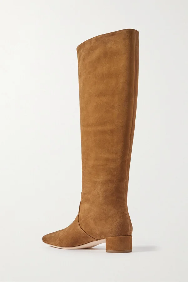 Loeffler Randall - + Net Sustain Indy Suede Knee Boots - Brown - Image 3