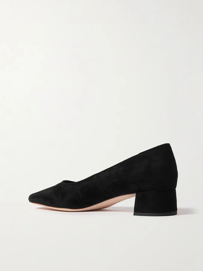 Loeffler Randall - + Net Sustain Nerine Suede Pumps - Black - Image 3