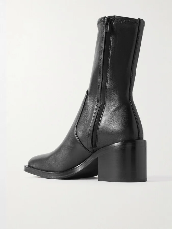 Loeffler Randall - + Net Sustain Nolan Leather Boots - Black - Image 3