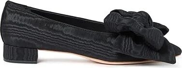 Loeffler Randall Noa Bow Flat High Women's Heels Black : 5 B - Medium, Leather - Image 4