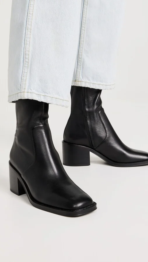 Loeffler Randall Nolan Stretch Ankle Booties - Image 3