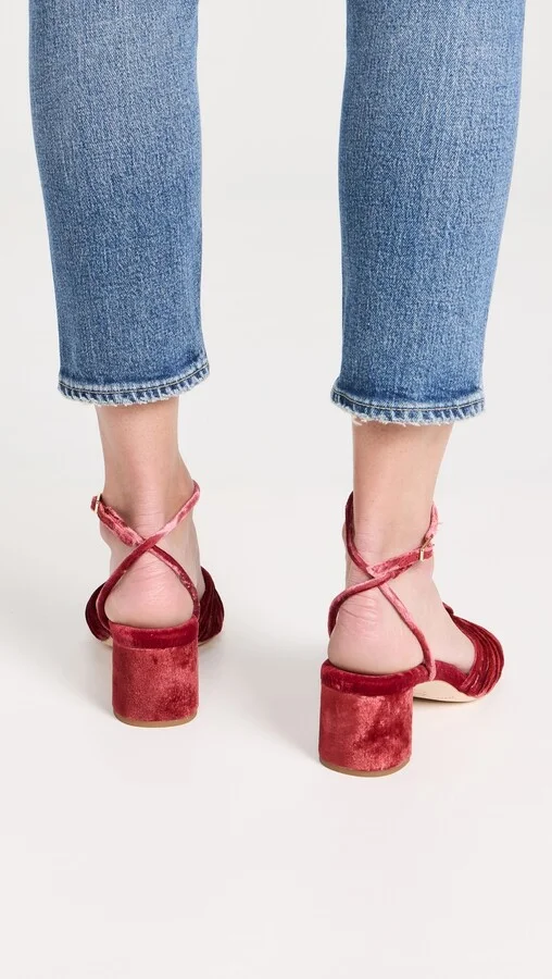 Loeffler Randall Olivia Knot Mid Heel Sandals - Image 4