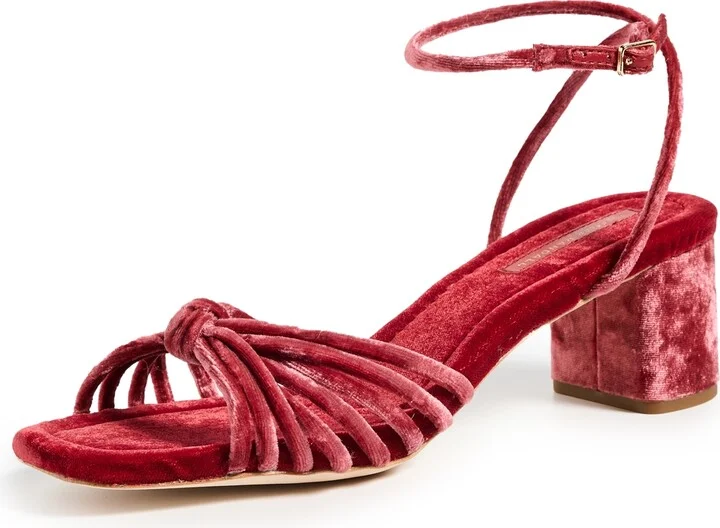 Loeffler Randall Olivia Knot Mid Heel Sandals