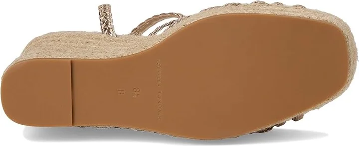 Loeffler Randall Pamela Mignon Knot Wedge Women's Shoes Champagne/Natural : 6.5 B - Medium, Leather - Image 3