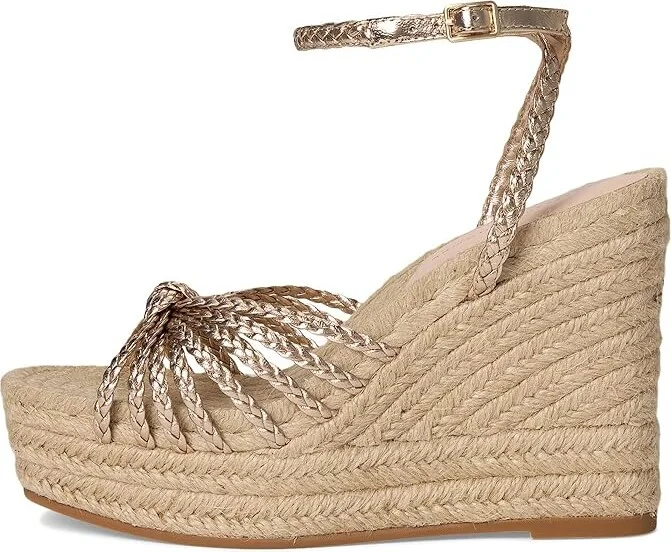 Loeffler Randall Pamela Mignon Knot Wedge Women's Shoes Champagne/Natural : 6.5 B - Medium, Leather - Image 6