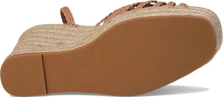 Loeffler Randall Pamela Mignon Knot Wedge Women's Shoes Dune/Natural : 10 B - Medium, Leather - Image 3