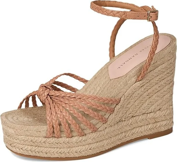 Loeffler Randall Pamela Mignon Knot Wedge Women's Shoes Dune/Natural : 10 B - Medium, Leather - Image 5