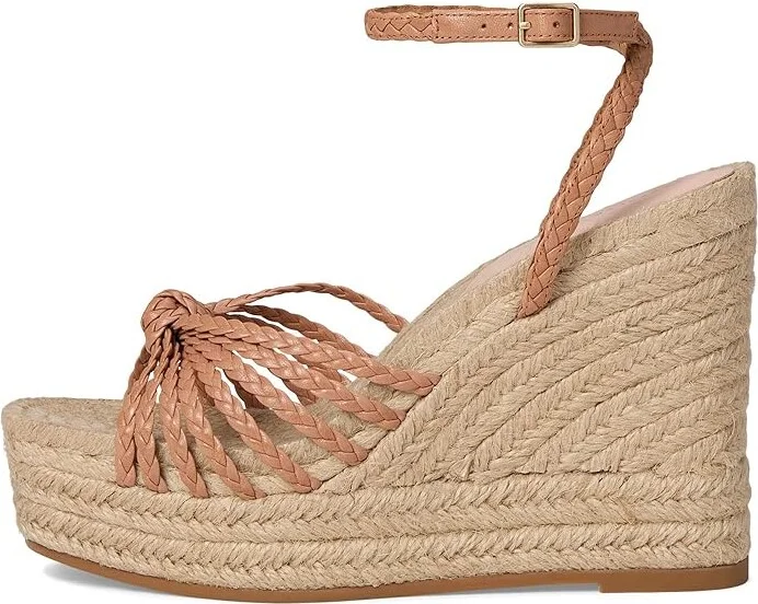 Loeffler Randall Pamela Mignon Knot Wedge Women's Shoes Dune/Natural : 10 B - Medium, Leather - Image 6