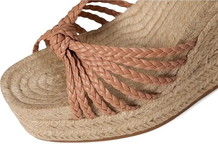 Loeffler Randall Pamela Mignon Knot Wedge Women's Shoes Dune/Natural : 10 B - Medium, Leather - Image 7