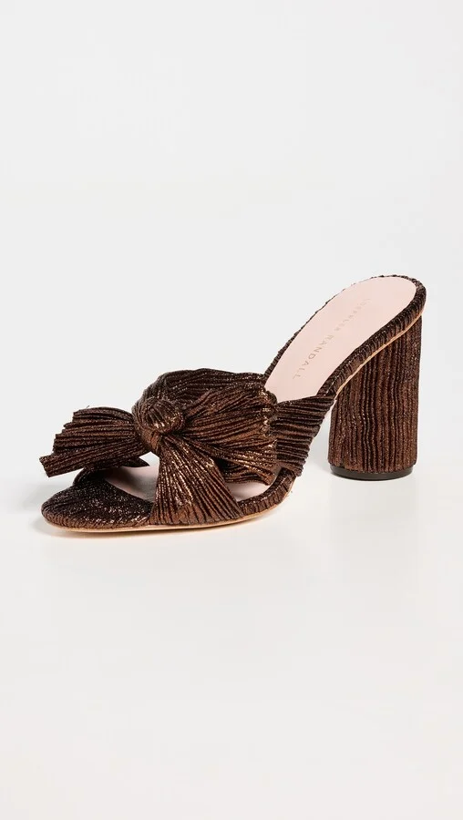 Loeffler Randall Penny Pleated Knot Mules - Image 2