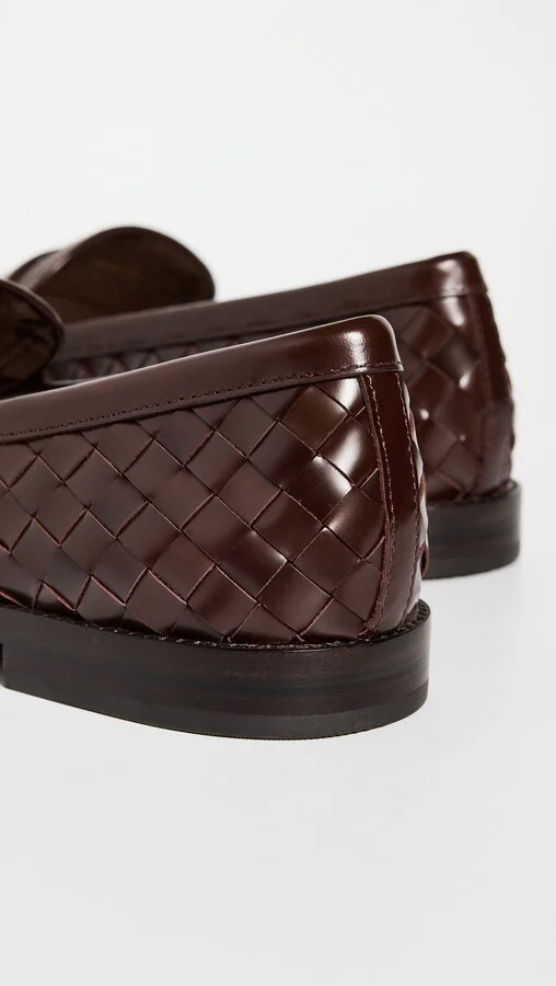 Loeffler Randall Rachel Woven Leather Loafers - Image 4