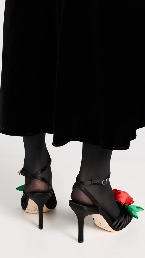 Loeffler Randall Rey Flower Sandals - Image 3